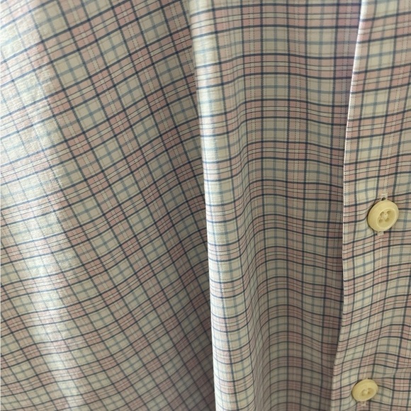 Peter Millar Size XL Button Down Shirt Casual with Pocket Long sleeves cotton. - Picture 3 of 6